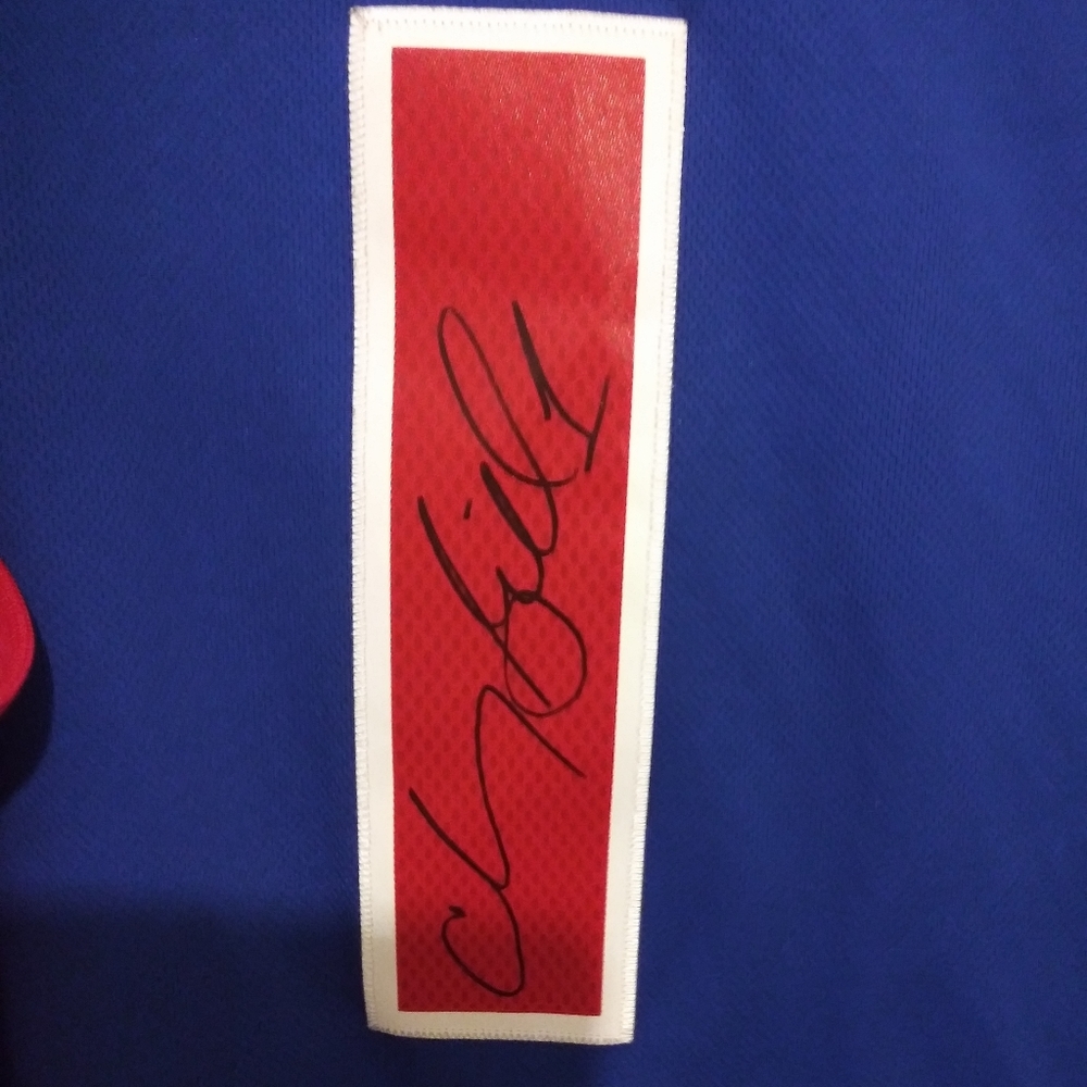 Chauncey Billups autographed jersey